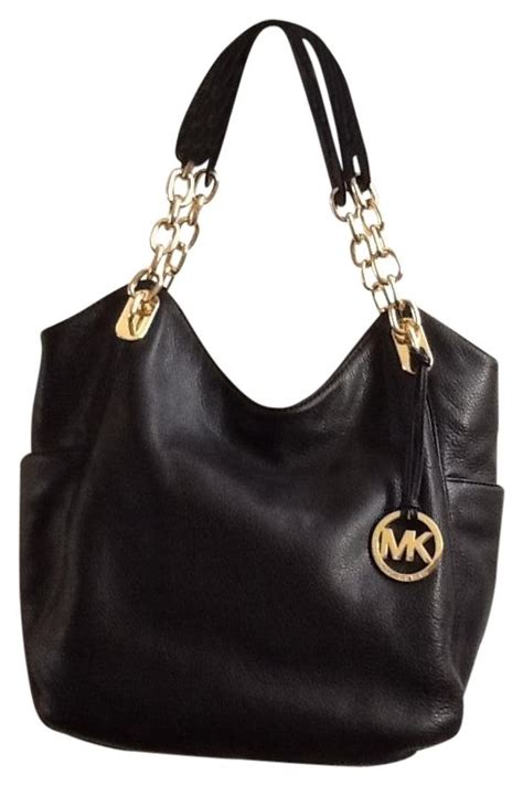 michael kors fulton lg shoulder tote black|Michael Kors fulton shoulder bag.